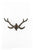 Vagabond Vintage Pewter Antler Hook in Grey Black - Set of 2 | Modishstore | Hooks & Racks-2