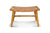 Masaya Wood & Leather Ottoman