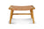 Masaya Wood & Leather Ottoman