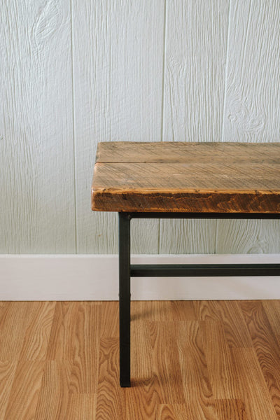 Napa East Industrial Farm Metal Dining Bench