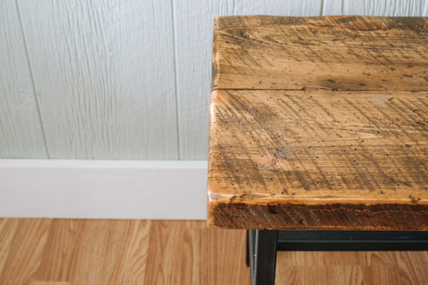 Napa East Industrial Farm Metal Dining Bench