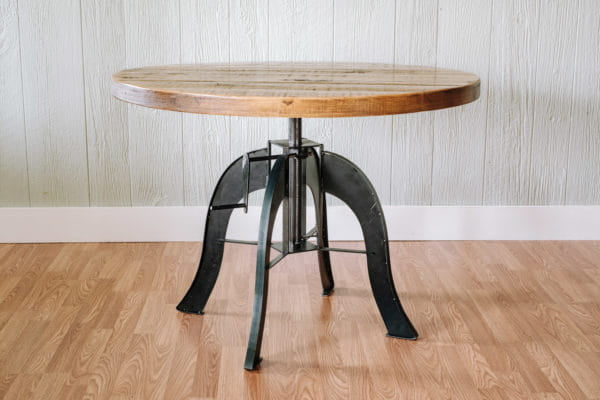 Napa East Industrial Crank Pub Table