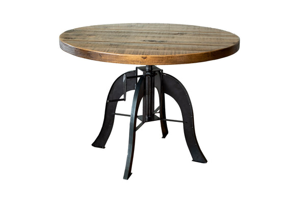 Napa East Industrial Crank Pub Table