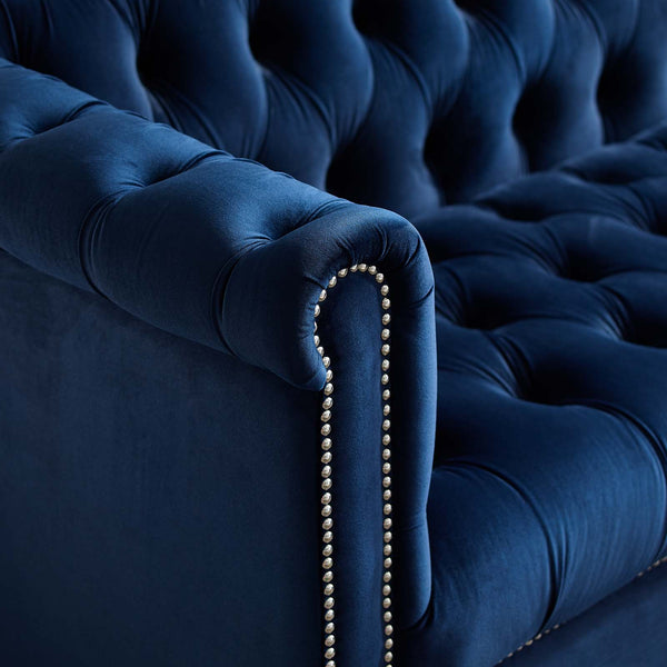Modway Heritage Upholstered Velvet Armchair | Armchairs | Modishstore-5