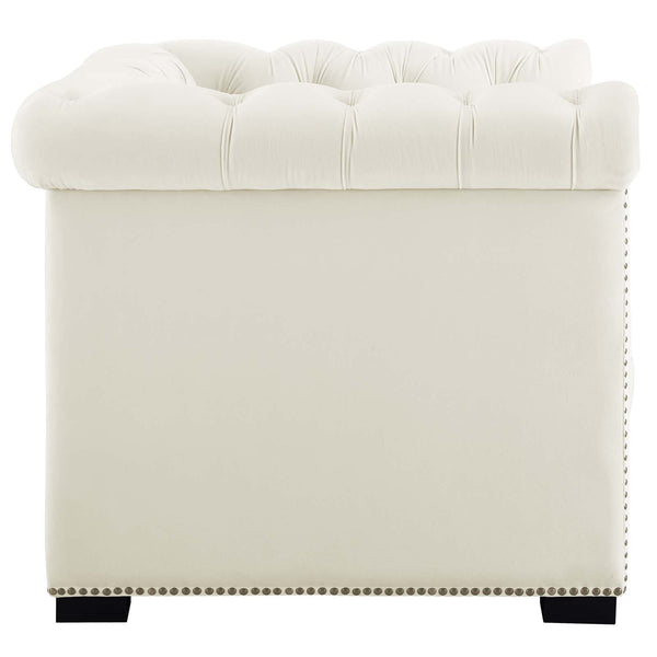 Modway Heritage Upholstered Velvet Armchair | Armchairs | Modishstore-11