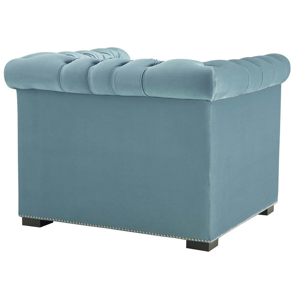 Modway Heritage Upholstered Velvet Armchair | Armchairs | Modishstore-21