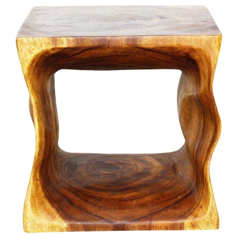 Haussmann Natural Cube 16" H - Oak | End Tables | Modishstore-5
