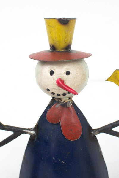 Kalalou Recycled Metal Snowmen - Set Of 3-2