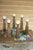 Kalalou Set Of Six Repurposed Wooden Furniture Leg Candle Holders | Modishstore | Candle Holders