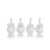 Zodax 4-Piece Cameo Long Neck Porcelain Bud Vase Set. | Vases | Modishstore-2