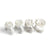 Zodax 4-Piece Cameo Porcelain Napkin Ring Set | Kitchen Accessories | Modishstore