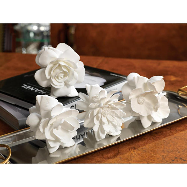 Zodax 4-Piece Cameo Porcelain Vase Set | Vases | Modishstore