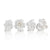 Zodax 4-Piece Cameo Porcelain Vase Set | Vases | Modishstore-2