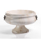 Zodax 16-Inch Wide Corsica Pedestal Bowl with Iron Handle | Decorative Bowls | Modishstore-2