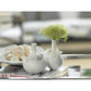 Zodax Porcelain Shell Vases - Set of 4 | Vases | Modishstore