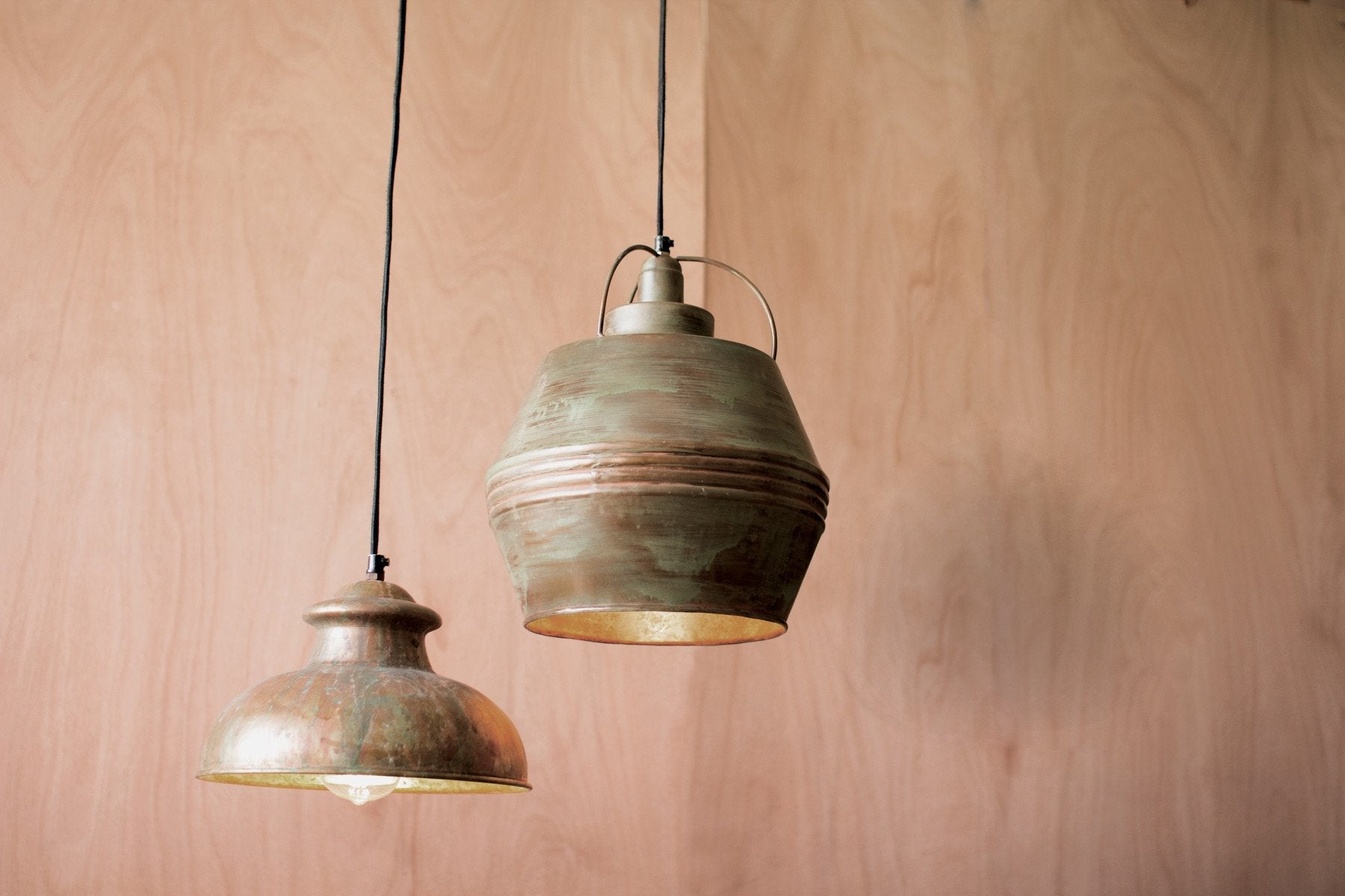 Kalalou Antique Rustic Pendant-2