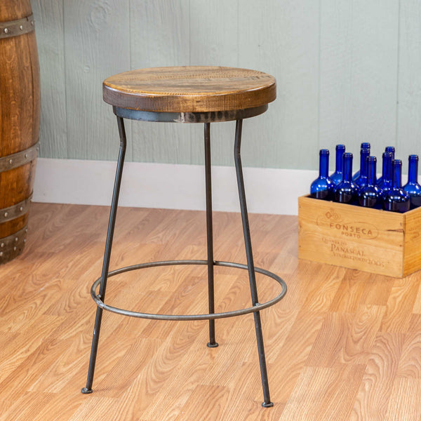 Napa East Metal and Wood Factory Stools