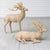 Kalalou Burlap Stag - Set of 2 | Modishstore | Holiday