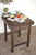 Kalalou Recycled Wooden Side Table With Folding Legs | Modishstore | Side Tables