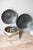 Kalalou Set Of 3 Antique Black Copper Platters | Modishstore | Trays