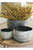 Kalalou Verdigris Finish Metal Planters - Set Of 3 | Modishstore | Outdoor Planters, Troughs & Cachepots