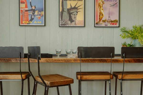 Napa East Farm House Industrial Console Table - Bar-6