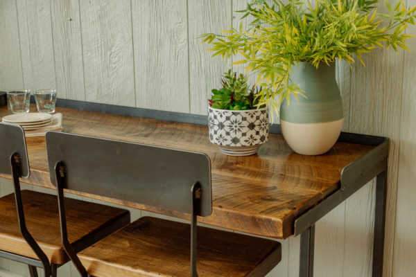 Napa East Farm House Industrial Console Table - Bar-7