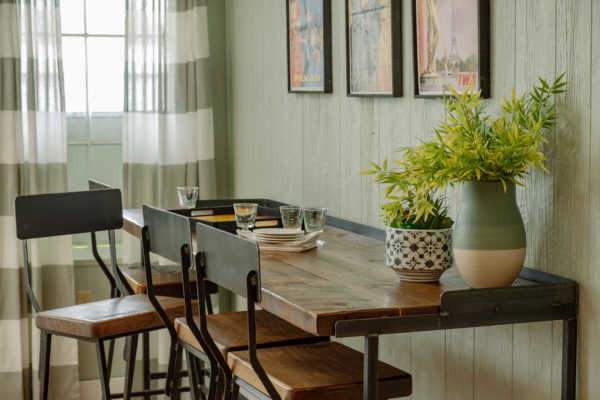 Napa East Farm House Industrial Console Table - Bar-8