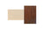 Masaya Wood & Leather Ottoman