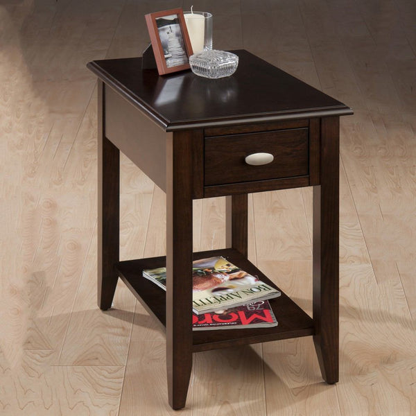 Jofran Merlot Chairside Table