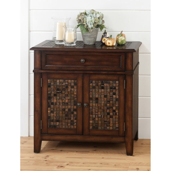 Jofran Baroque Brown Accent Cabinet