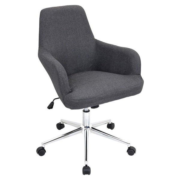 LumiSource Degree Height Adjustable Office Chair with Swivel | Modishstore | Office Chairs