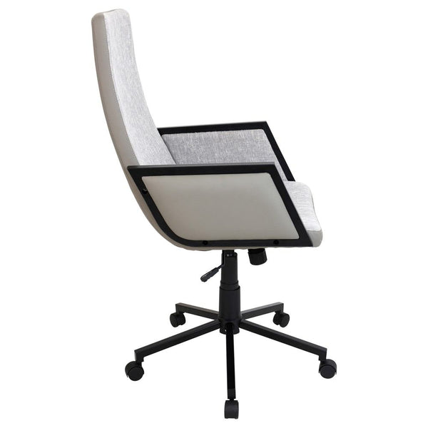 LumiSource Governor Height Adjustable Office Chair with Swivel-9