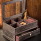 Vagabond Vintage Dark Wood Compartment Box
