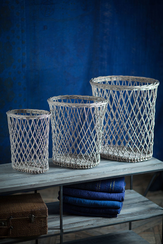 Vagabond Vintage Hamper Baskets - Set of 3