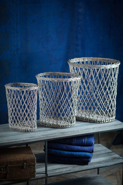 Vagabond Vintage Hamper Baskets - Set of 3