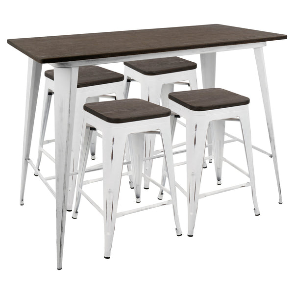 LumiSource Oregon Counter Set | Modishstore | Dining Sets