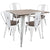 LumiSource Oregon 5 Piece Dining Set-11