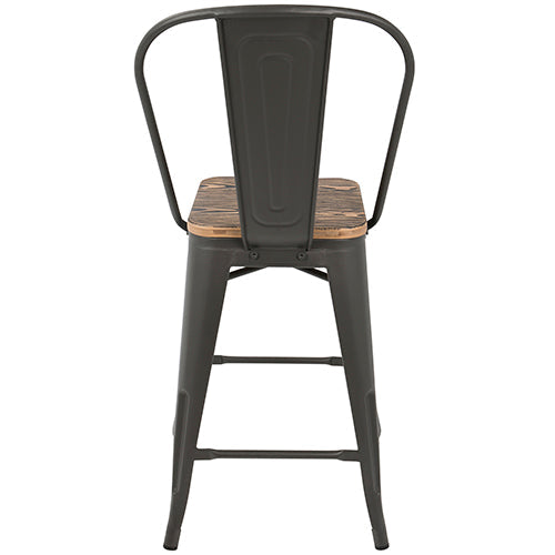 LumiSource Oregon High Back Counter Stool - Set of 2-20