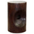 Strata Furniture Peephole End Table in Walnut