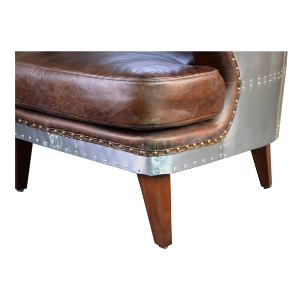 Moe's Home Collection Preston Club Chair - Brown | Modishstore | Accent Chairs-3