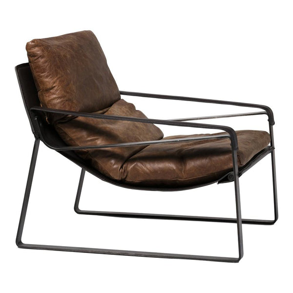 Moe's Home Collection Connor Club Chair - Brown | Modishstore | Accent Chairs-2