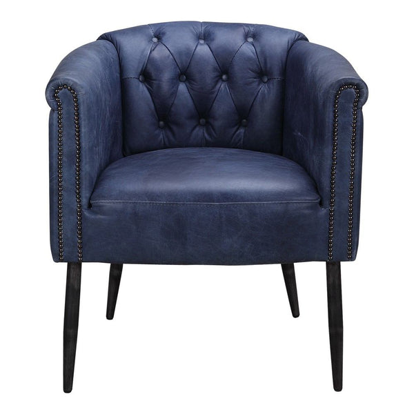 Moe's Home Collection Shapkin Leather Arm Chair | Modishstore | Armchairs-2