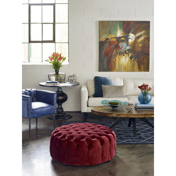 Moe's Home Collection Shapkin Leather Arm Chair | Modishstore | Armchairs-5
