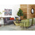 Moe's Home Collection Magdelan Tufted Leather Arm Chair | Modishstore | Armchairs-5