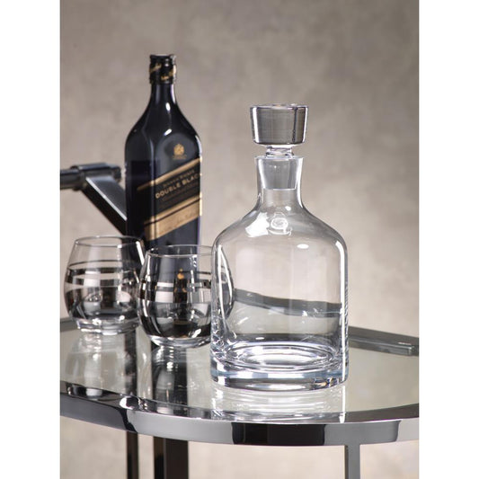 Zodax 10-Inch Tall Montecito Round Glass Decanter | Decanters | Modishstore