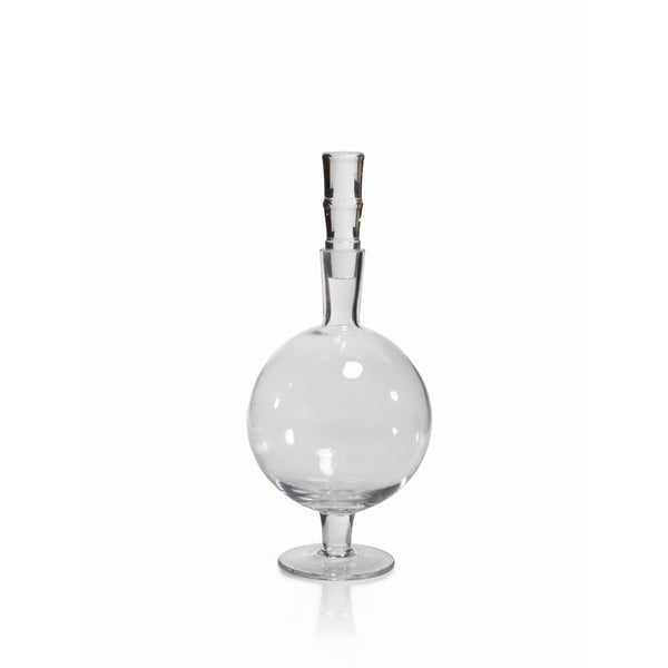 Zodax 13.5-Inch Tall Salerno Glass Decanter | Decanters | Modishstore-2