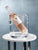 Zodax Lagoon Bubbled Glass Ice Bucket, 9-Inch Tall | Ice & Party Buckets | Modishstore