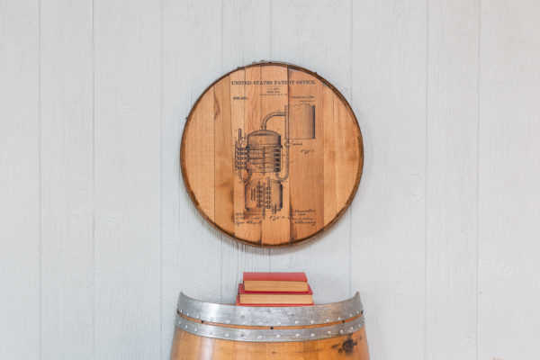 Napa East Patent Art Barrel Head: Still