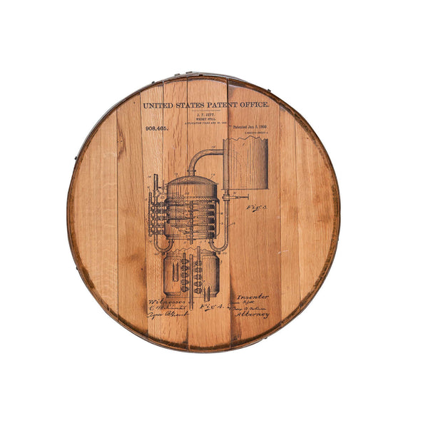 Napa East Patent Art Barrel Head: Still